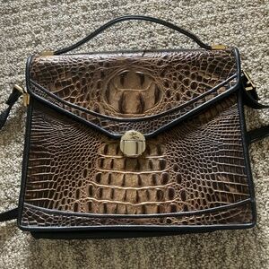 Small brown purse/briefcase